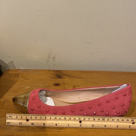 Mixx Flats w/ gold accent on toe & heel & studs 8 - Picture 6 of 6